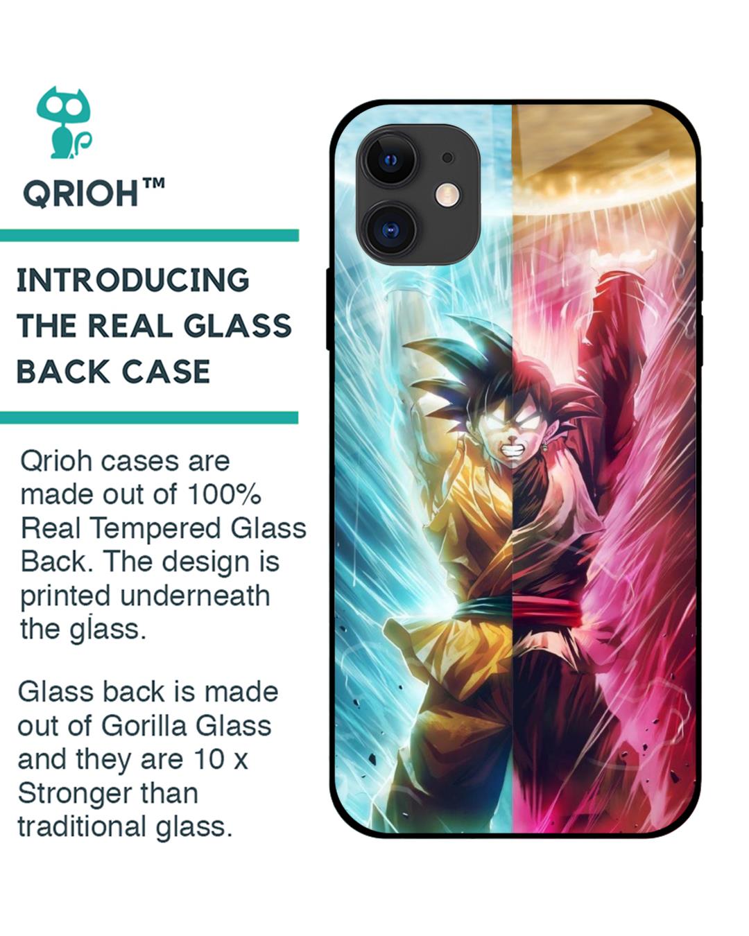 Shop Ultimate Fusion Premium Glass Case for Apple iPhone 12 (Shock Proof,Scratch Resistant)-Back