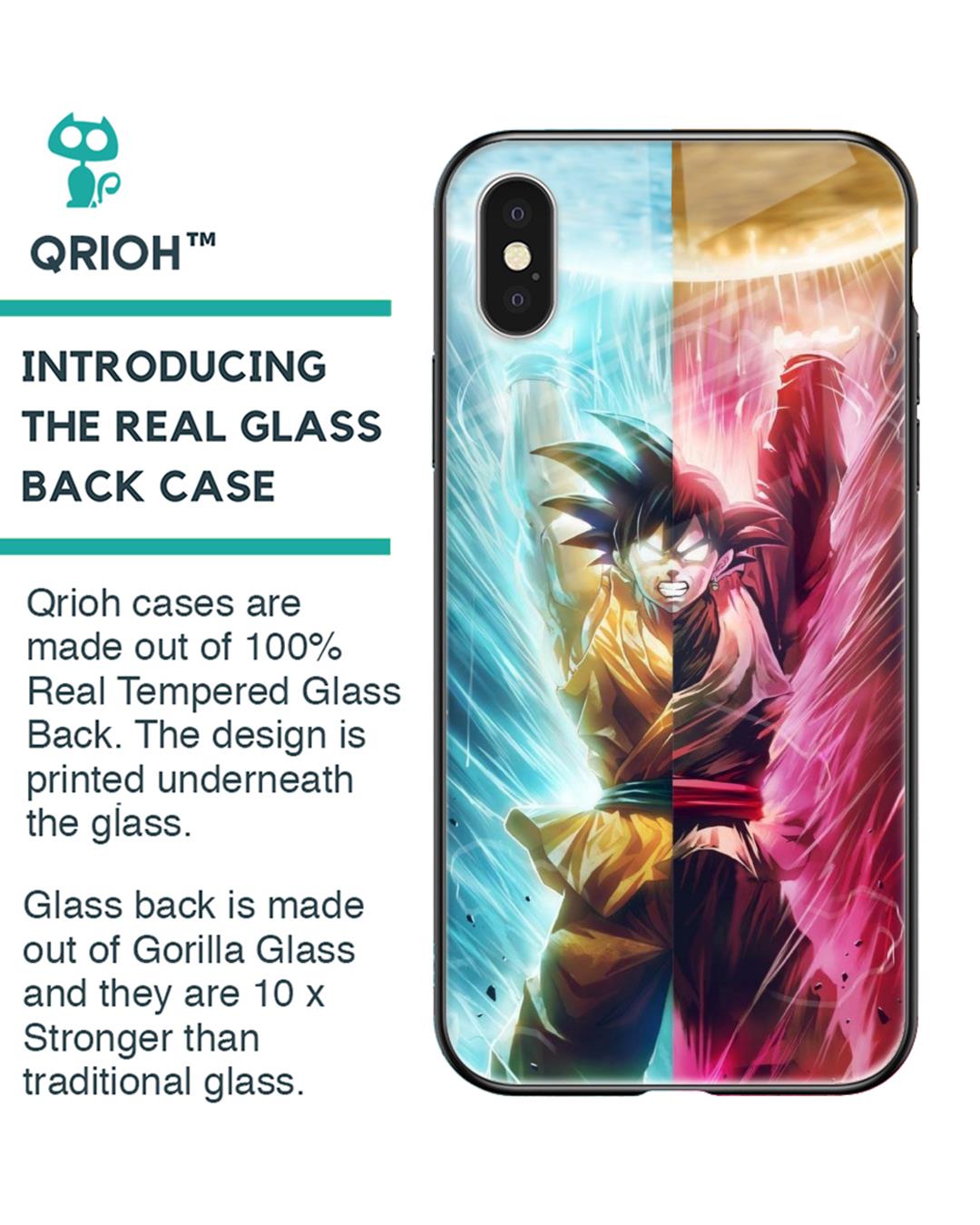 Shop Ultimate Fusion Premium Glass Case for Apple iPhone XS (Shock Proof,Scratch Resistant)-Back