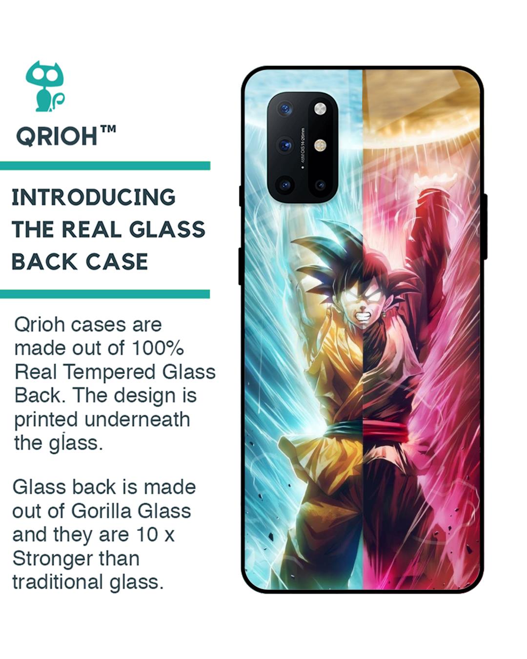 Shop Ultimate Fusion Premium Glass Case for OnePlus 8T (Shock Proof,Scratch Resistant)-Back