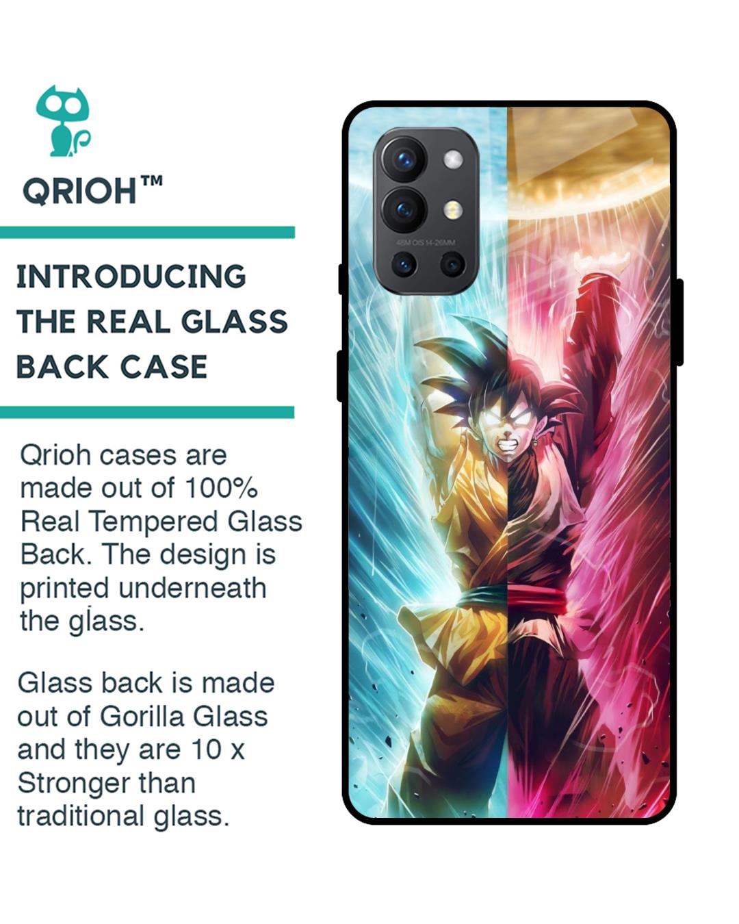 Shop Ultimate Fusion Premium Glass Case for OnePlus 9R (Shock Proof,Scratch Resistant)-Back