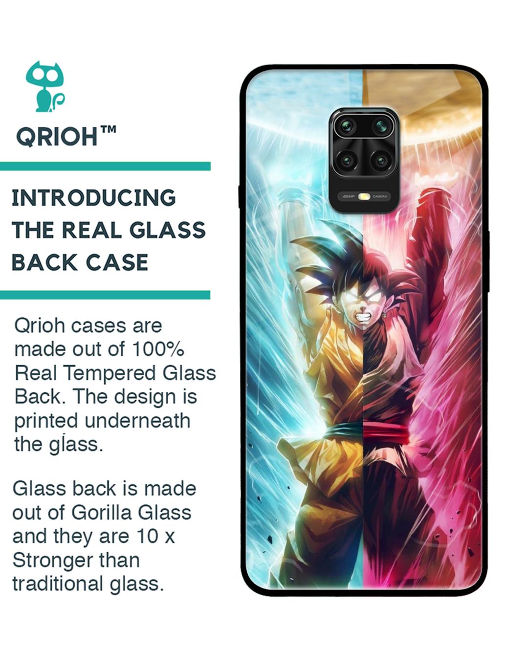 Shop Ultimate Fusion Premium Glass Case for Poco M2 Pro (Shock Proof, Scratch Resistant)-Back