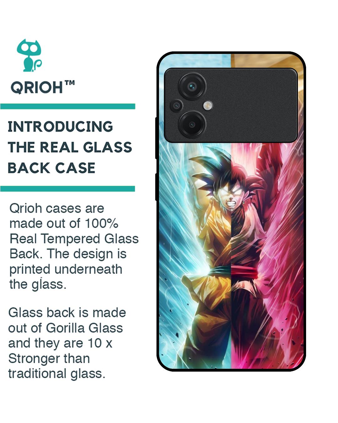 Shop Ultimate Fusion Premium Glass Case for Poco M5 (Shock Proof,Scratch Resistant)-Back