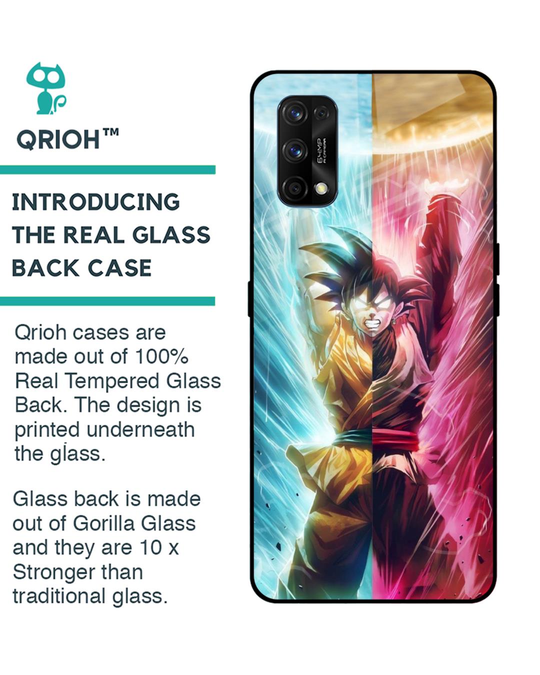 Shop Ultimate Fusion Premium Glass Case for Realme 7 pro (Shock Proof, Scratch Resistant)-Back