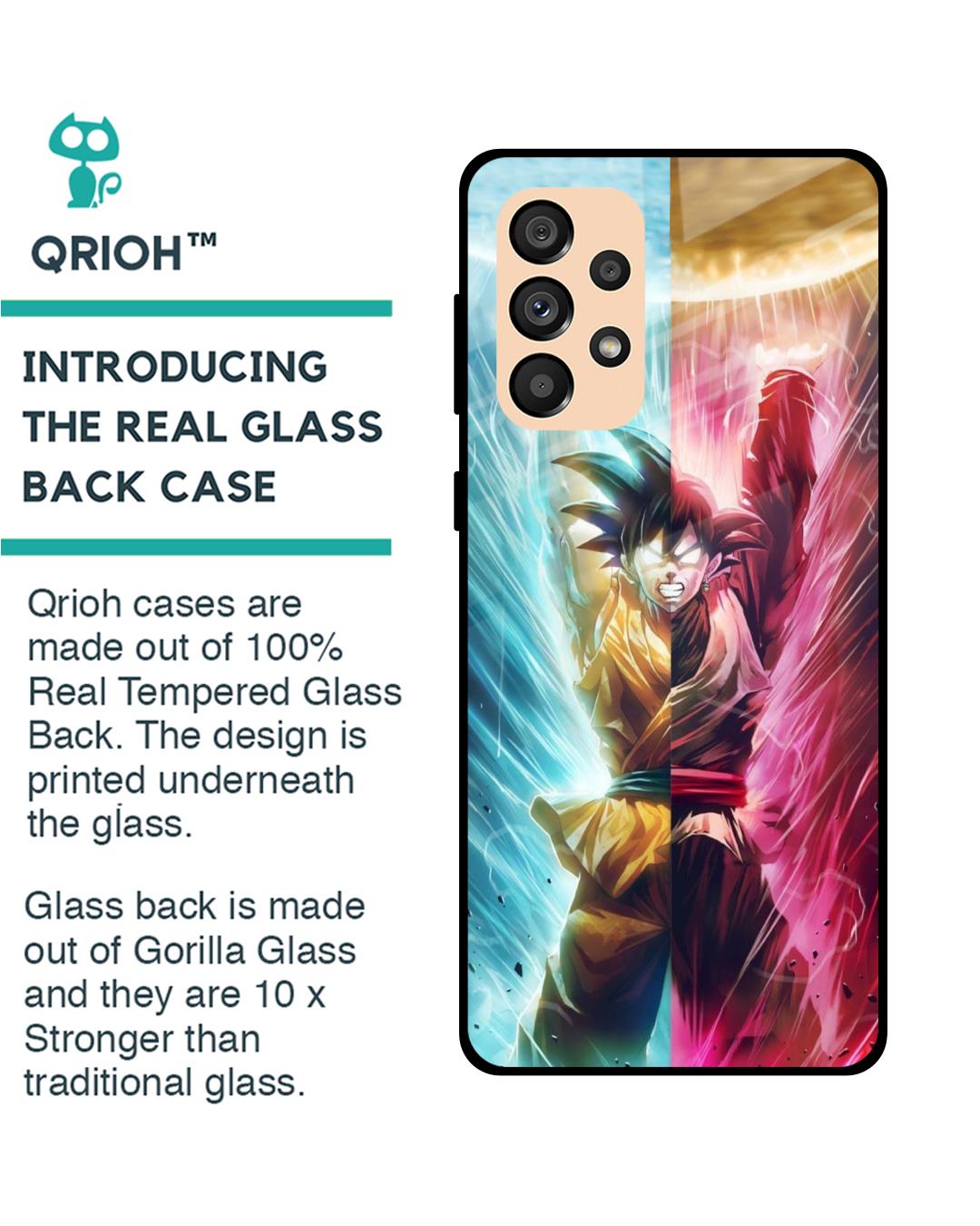 Shop Ultimate Fusion Premium Glass Case for Samsung Galaxy A33 5G (Shock Proof,Scratch Resistant)-Back