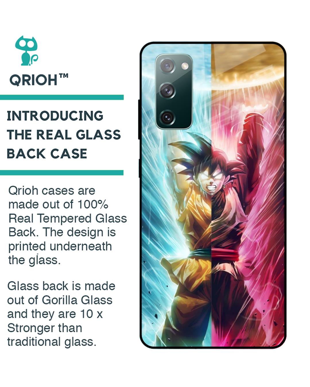 Shop Ultimate Fusion Premium Glass Case for Samsung Galaxy S20 FE (Shock Proof,Scratch Resistant)-Back