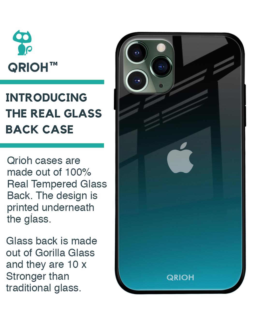 Shop Iphone 11 Pro Max Ultramarine Glass Case-Back