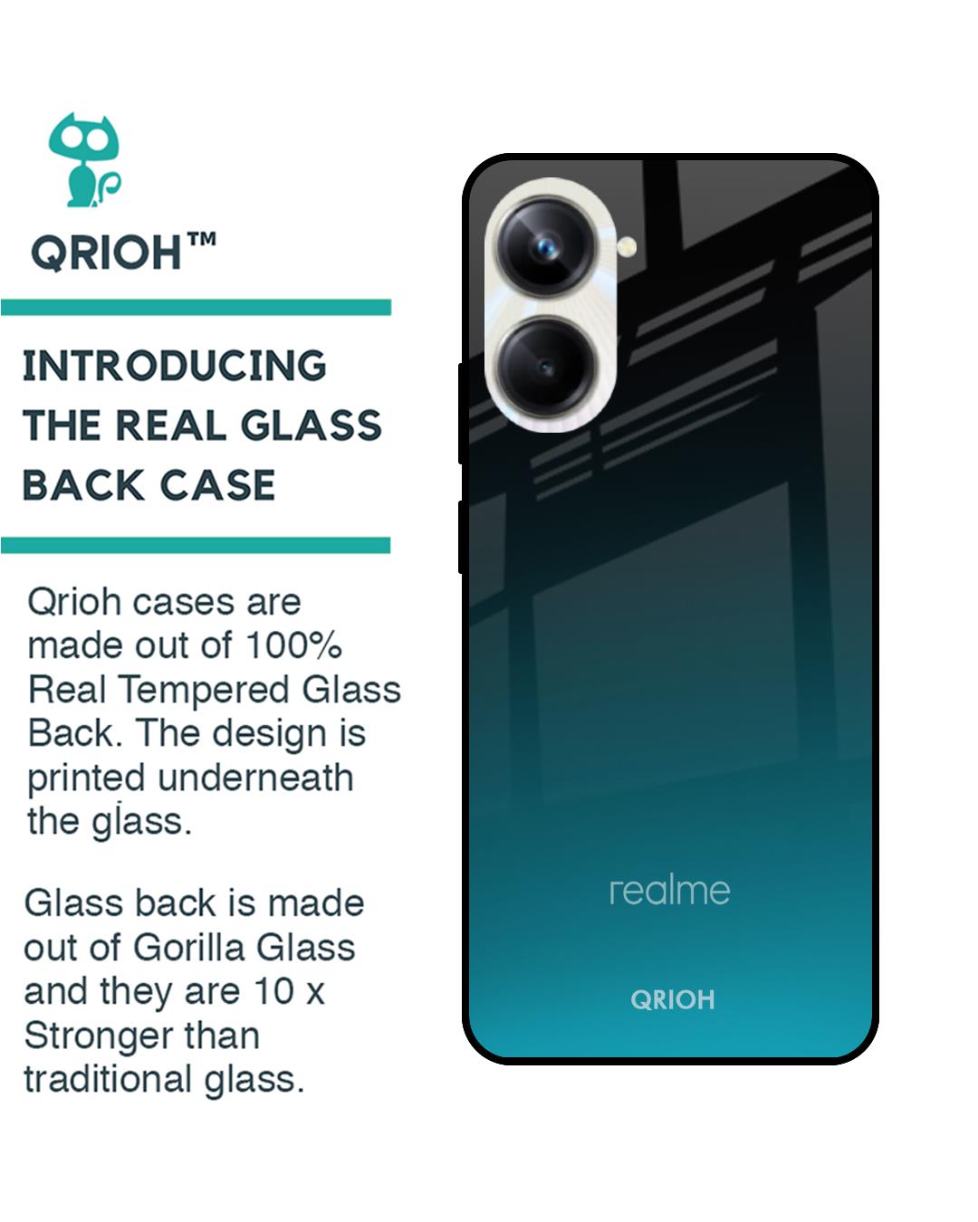 Shop Ultramarine Printed Premium Glass Case for Realme 10 Pro 5G (Shock Proof,Scratch Resistant)-Back