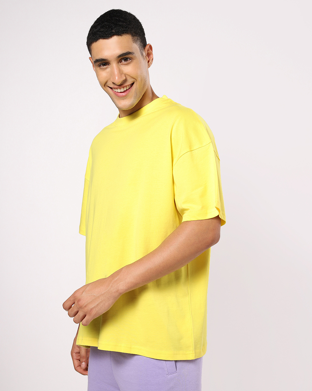 Shop Unisex Birthday Yellow T-shirt-Back
