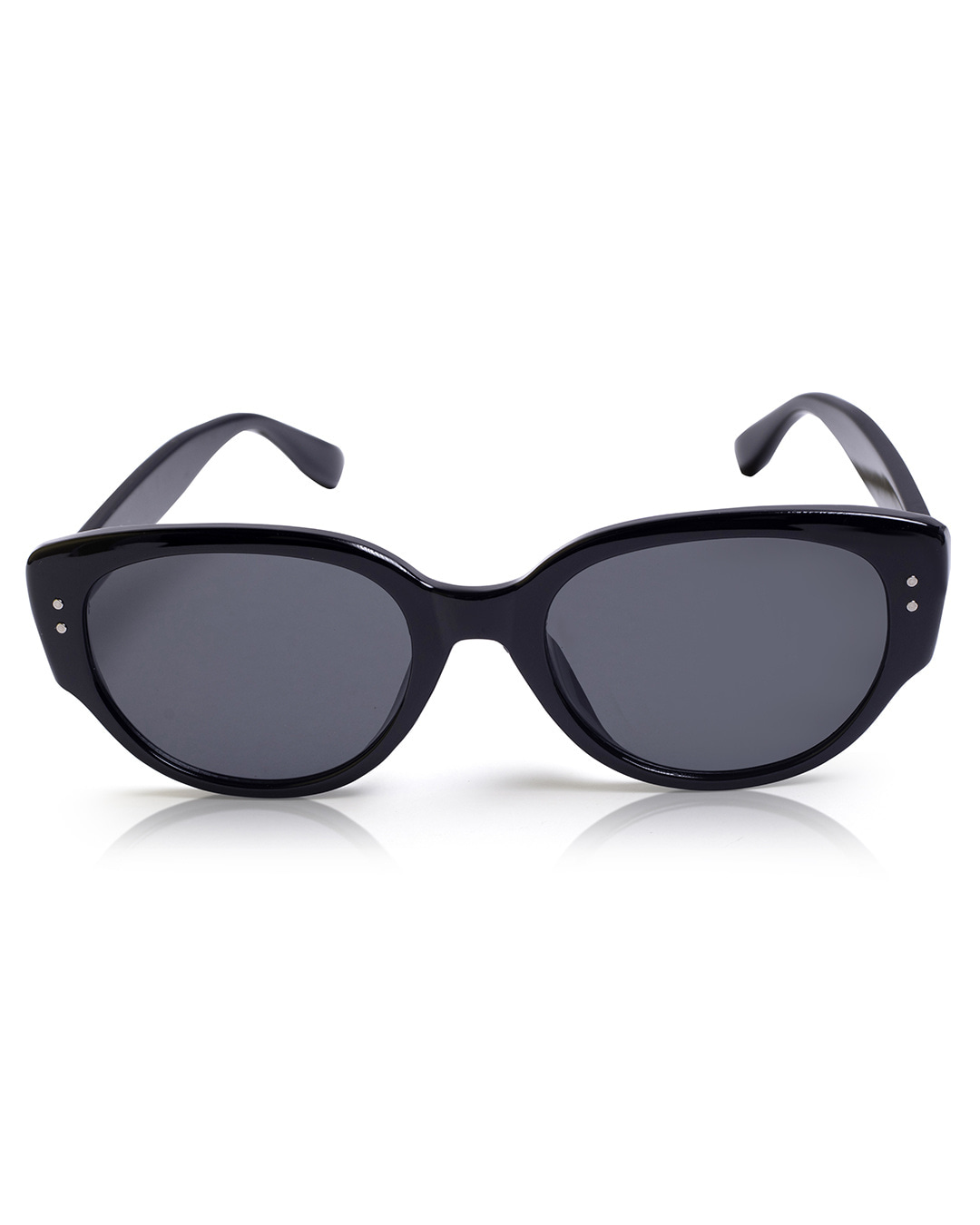 Shop Unisex Black Cateye UV Protected Lens Sunglasses-Back