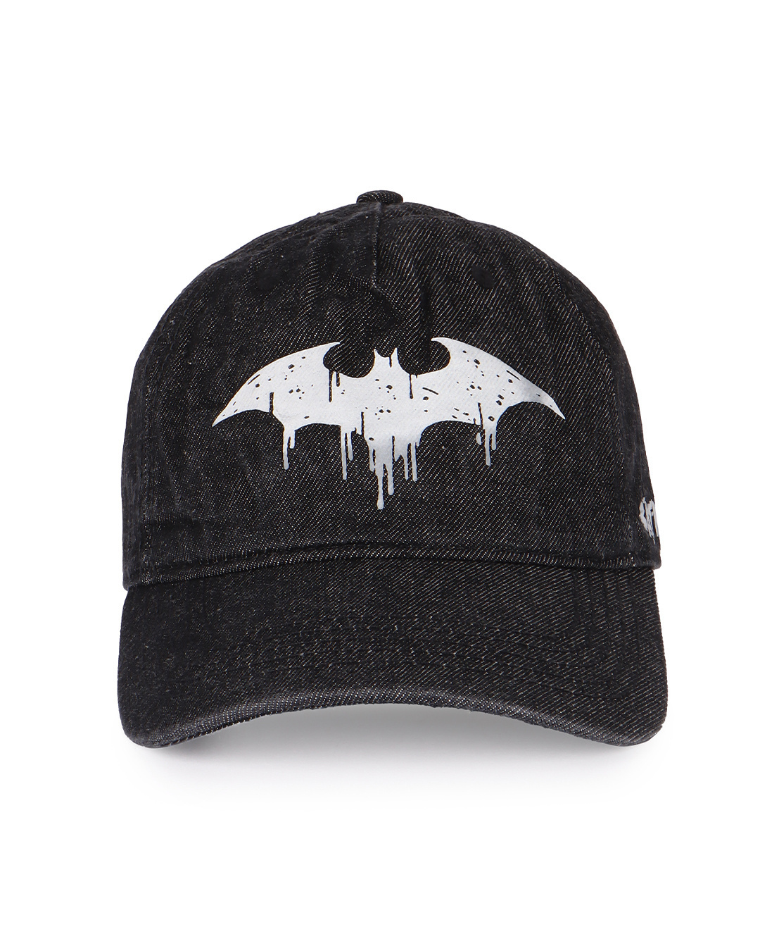 Shop Unisex Black Dark Knight Embroidered Baseball Cap-Back