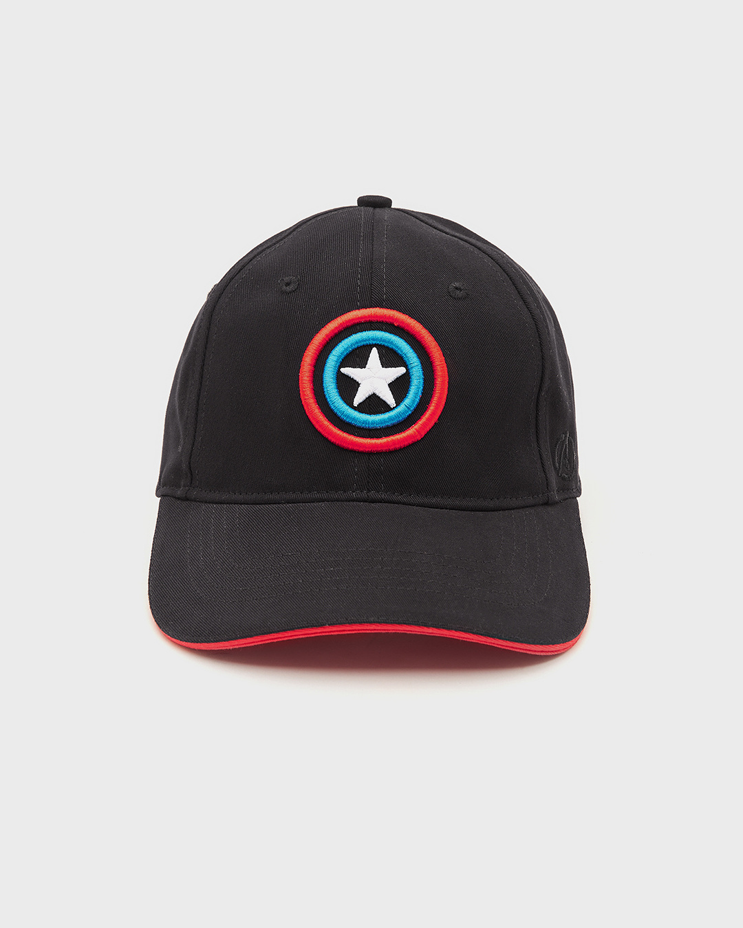 Shop Unisex Black First Avenger Baseball Cap-Back