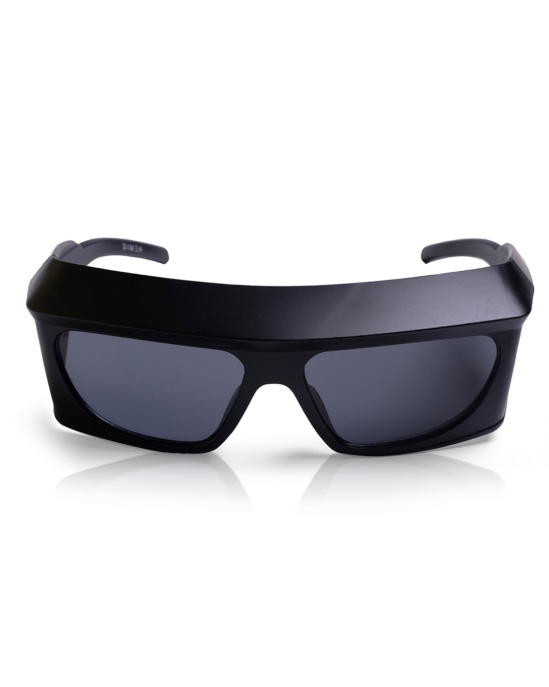 Shop Unisex Black Oversized UV Protected Lens Sunglasses-Back