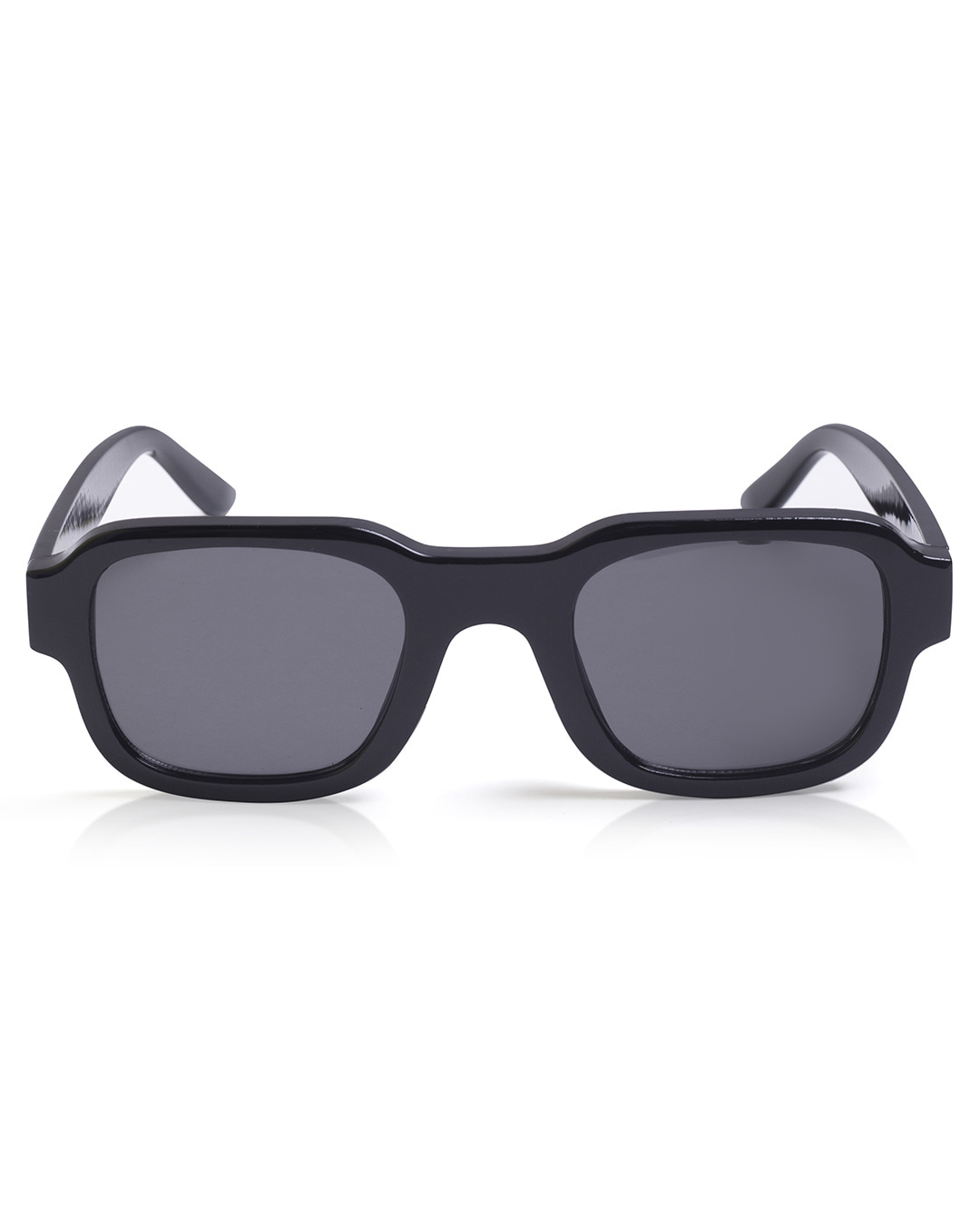 Shop Unisex Black Square UV Protected Lens Sunglasses-Back