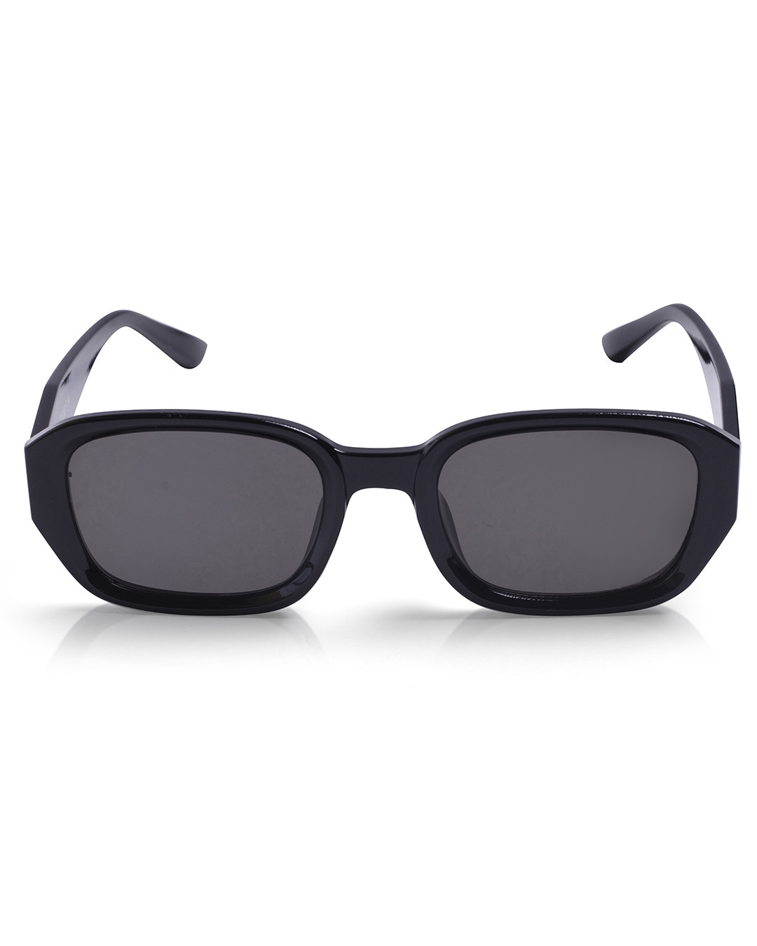 Shop Unisex Black Square UV Protected Lens Sunglasses-Back