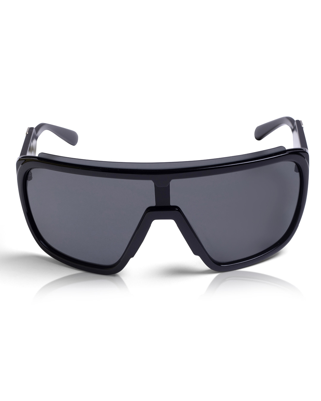 Shop Unisex Black Shield UV Protected Lens Sunglasses-Back