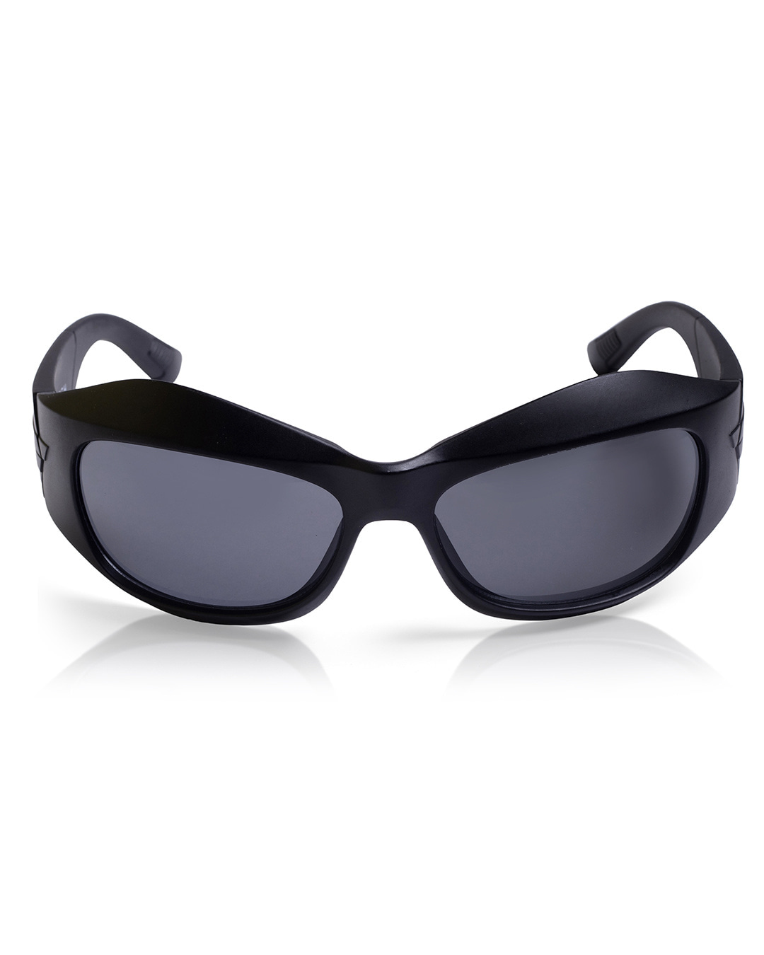 Shop Unisex Black Wayfarer UV Protected Lens Sunglasses-Back