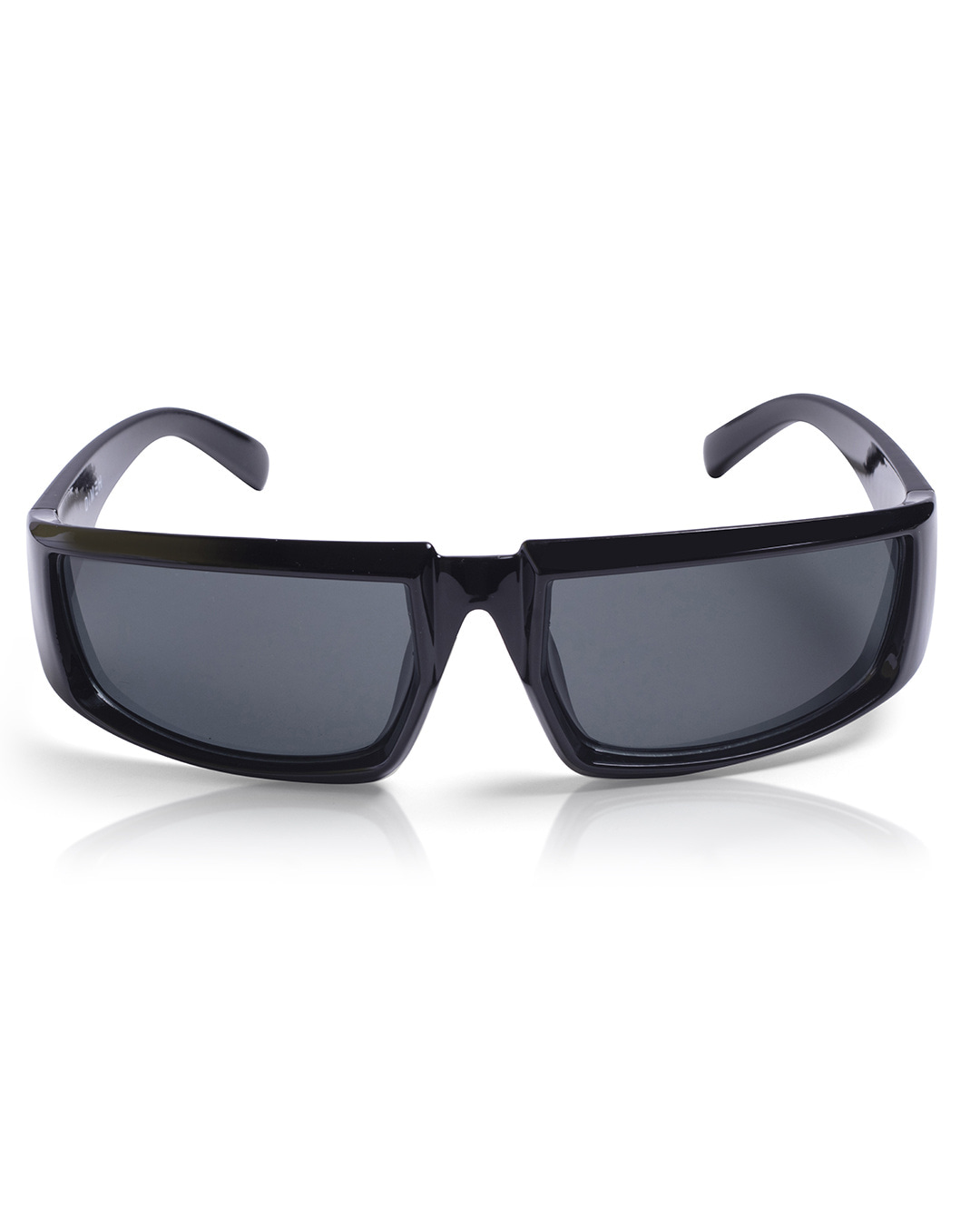 Shop Unisex Black Wayfarer UV Protected Lens Sunglasses-Back