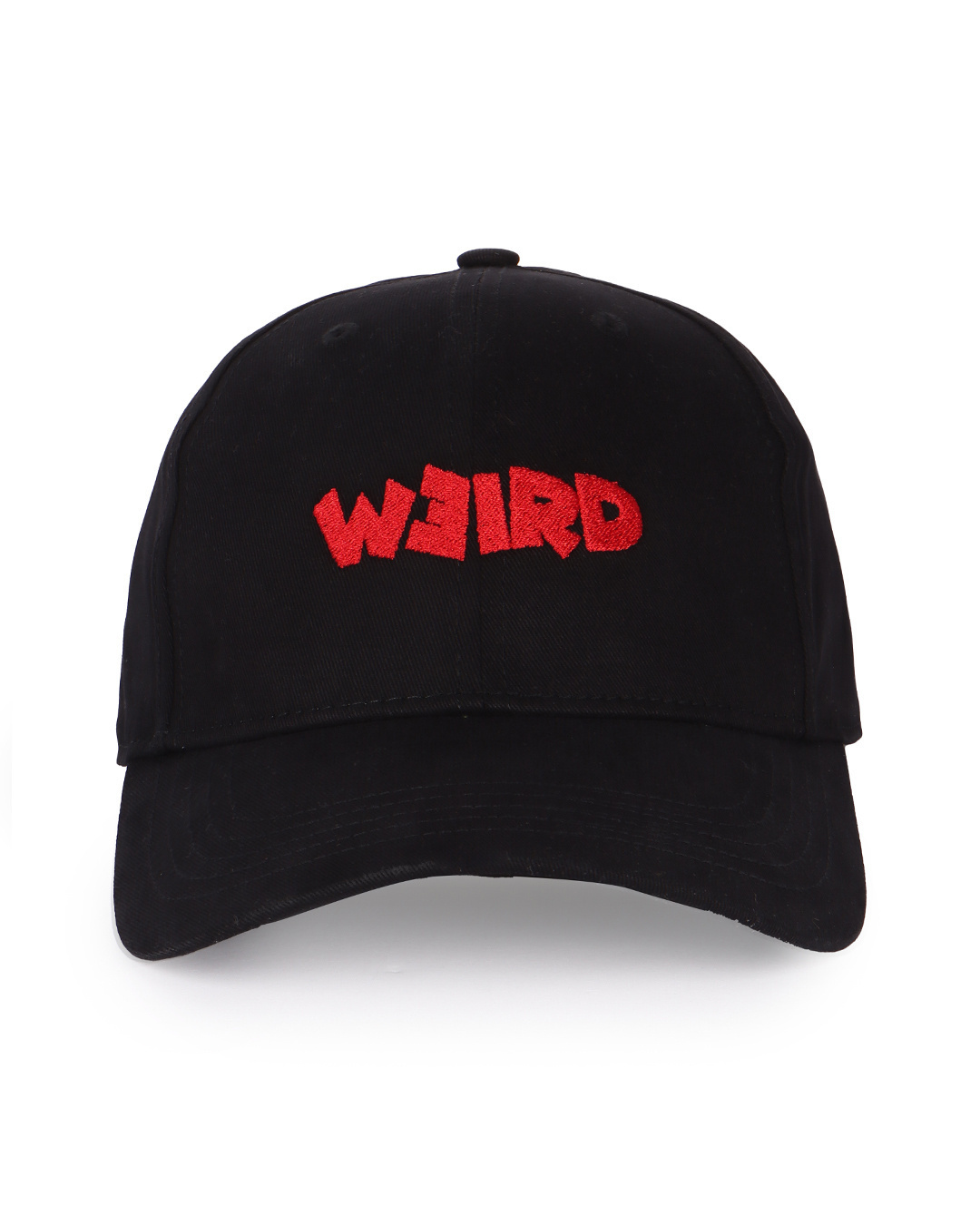 Shop Unisex Black Weird Camo Printed Baseball Cap-Back