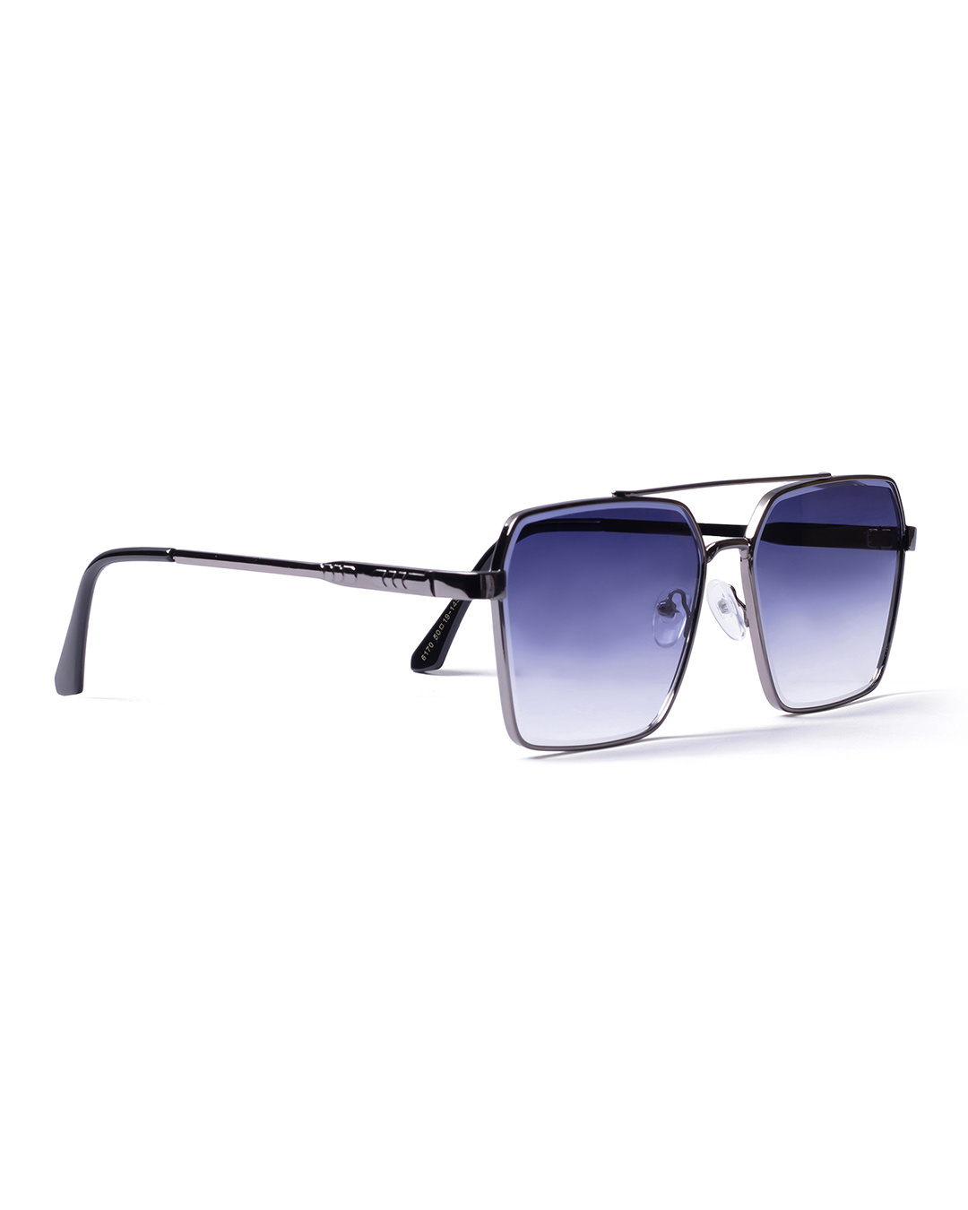 Shop Unisex Blue Square UV Protected Lens Sunglasses-Back