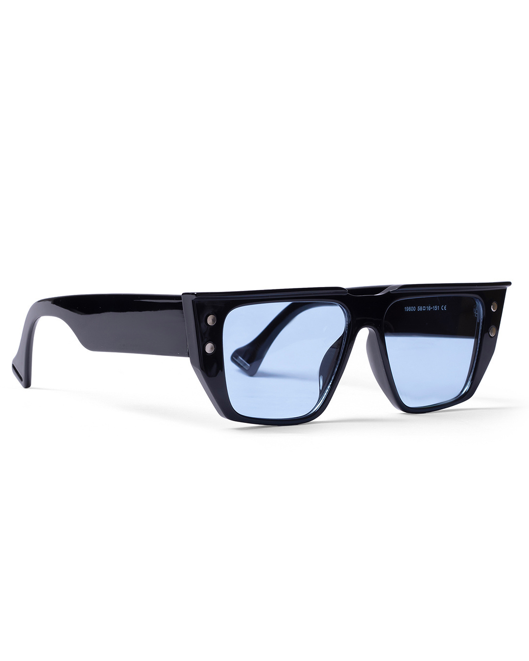 Shop Unisex Blue Wayfarer UV Protected Lens Sunglasses-Back