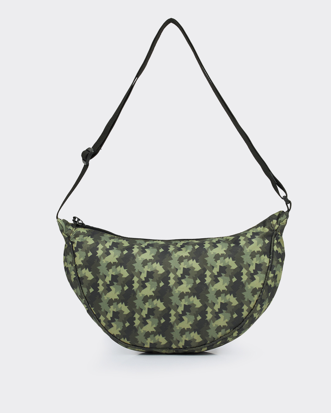Shop Unisex Green Camouflage Crossbody Shoulder Sling Bag-Back