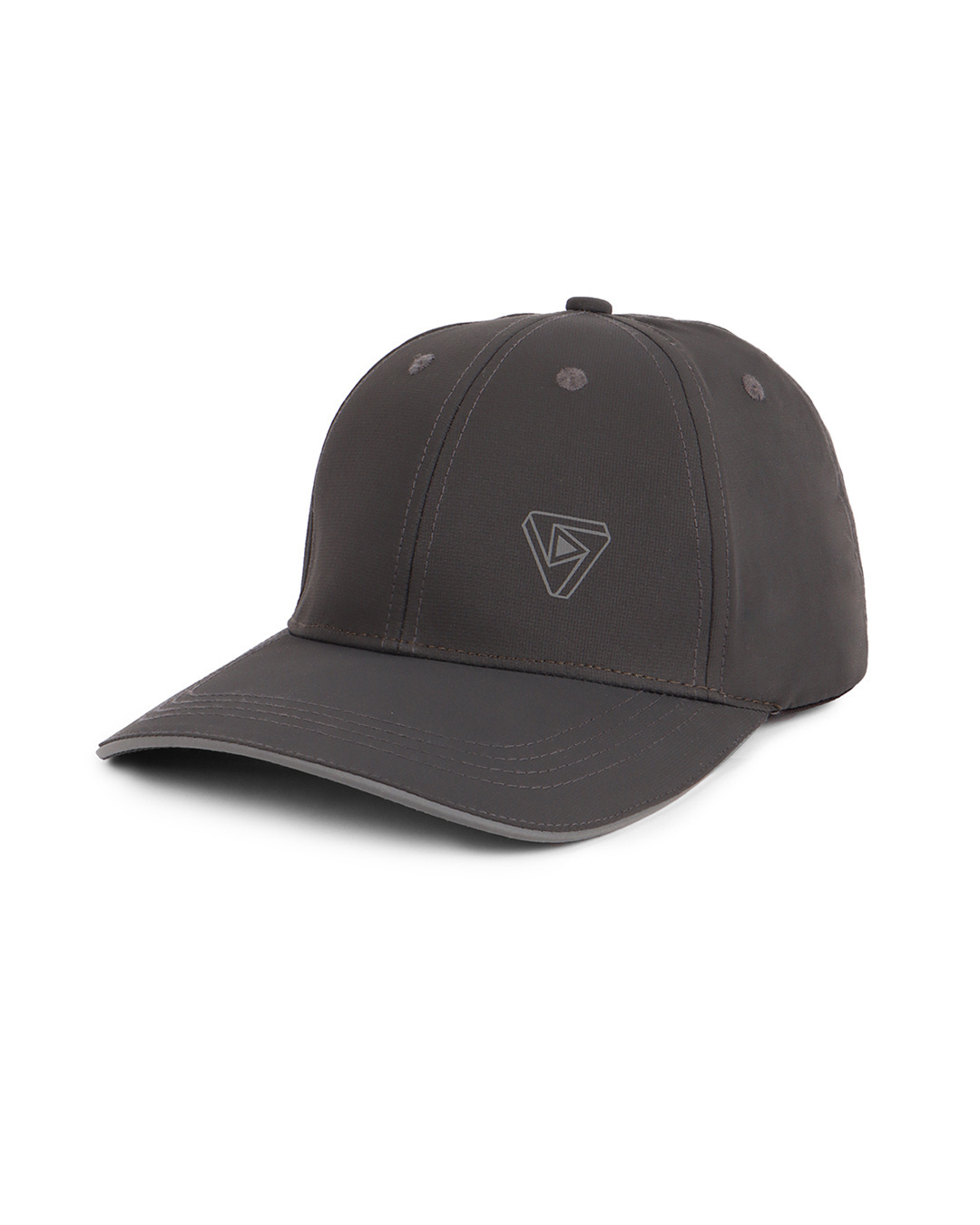 Shop Unisex Grey Drycool Baseball Cap-Back