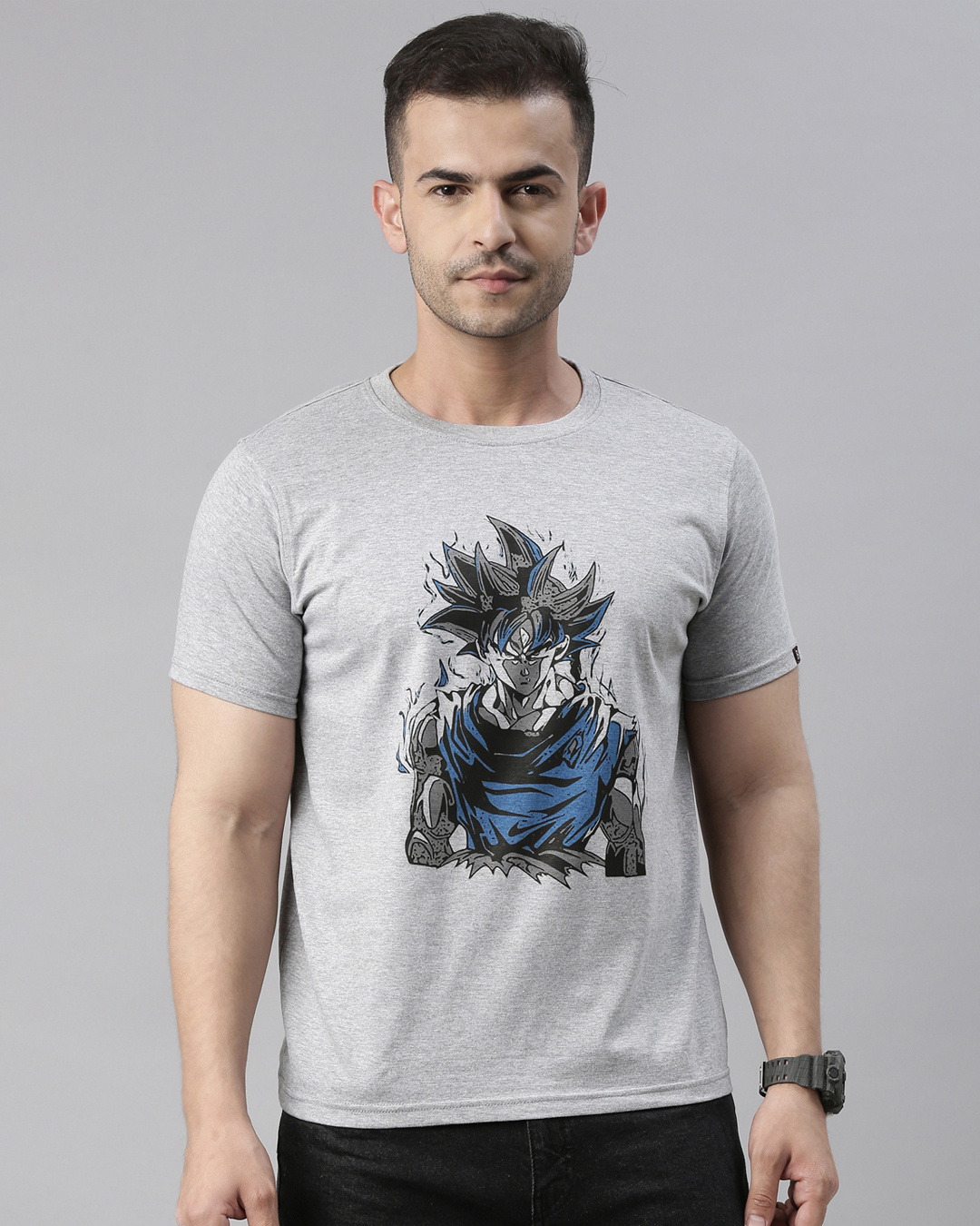 Shop Unisex Grey Goku Ultra Instinct - Dragon Ball Z Anime T-shirt-Back