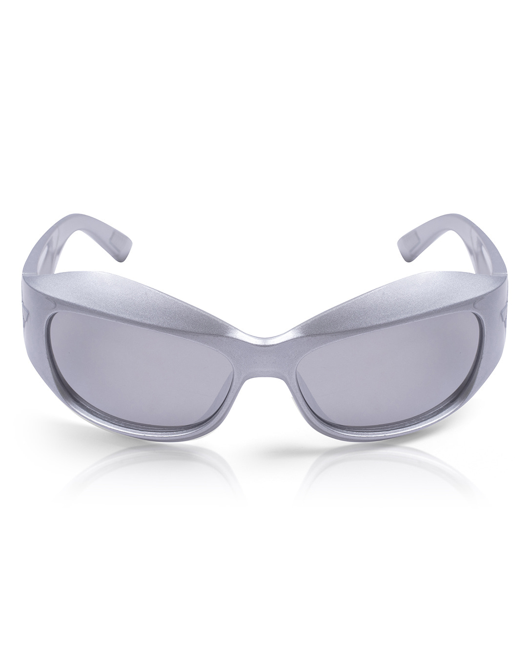 Shop Unisex Grey Wayfarer UV Protected Lens Sunglasses-Back