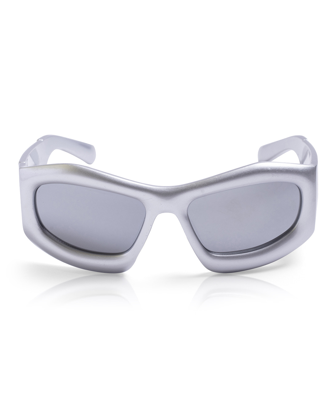 Shop Unisex Grey Wayfarer UV Protected Lens Sunglasses-Back