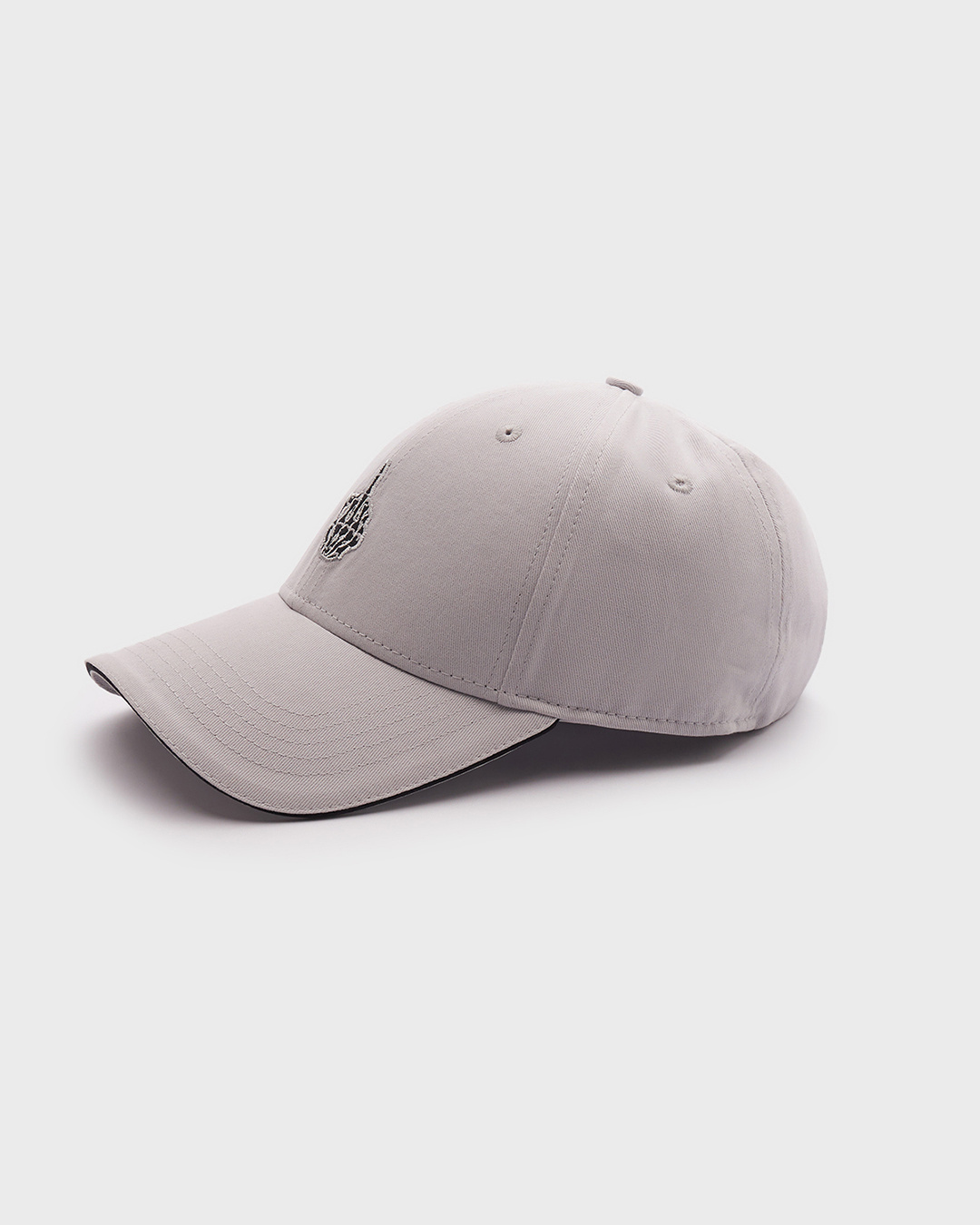 Shop Unisex Grey Who Needs People Embroidered Baseball Cap-Back