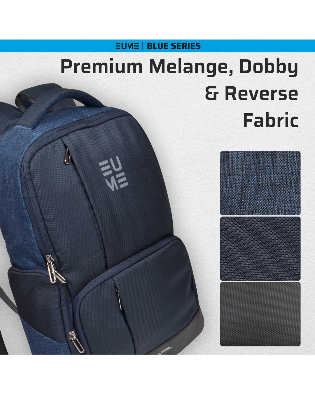 Shop Unisex Navy Blue Lexus Laptop Backpack-Back