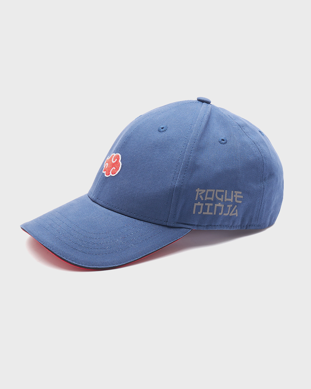 Shop Unisex Navy Blue Rouge Ninja Club Embroidered Baseball Cap-Back