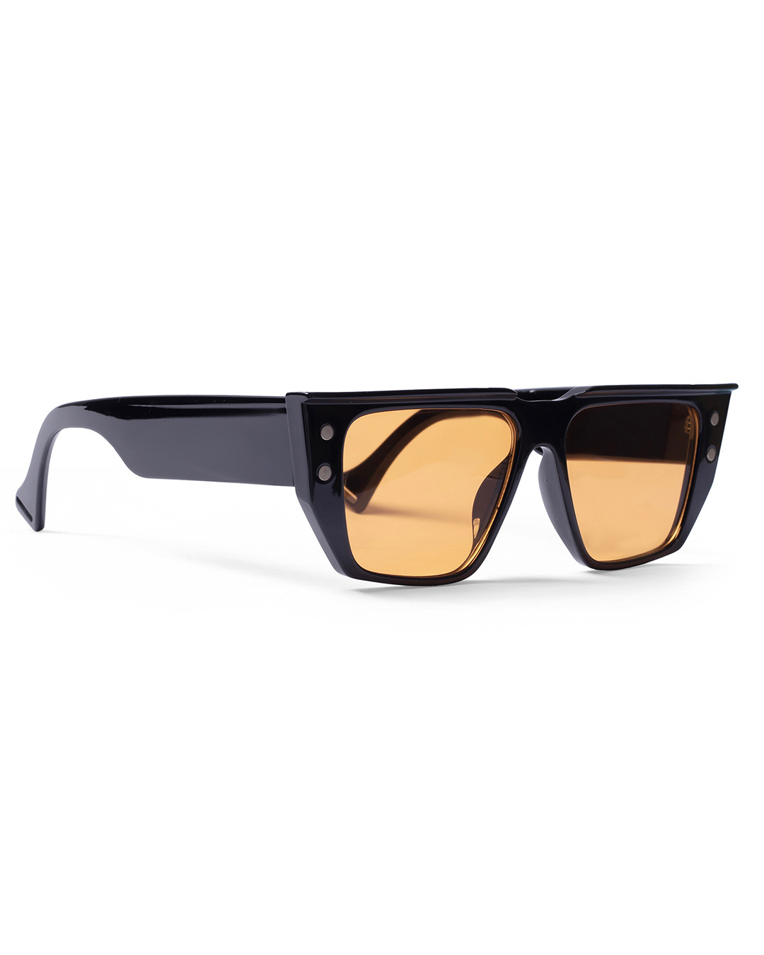 Shop Unisex Orange Wayfarer UV Protected Lens Sunglasses-Back