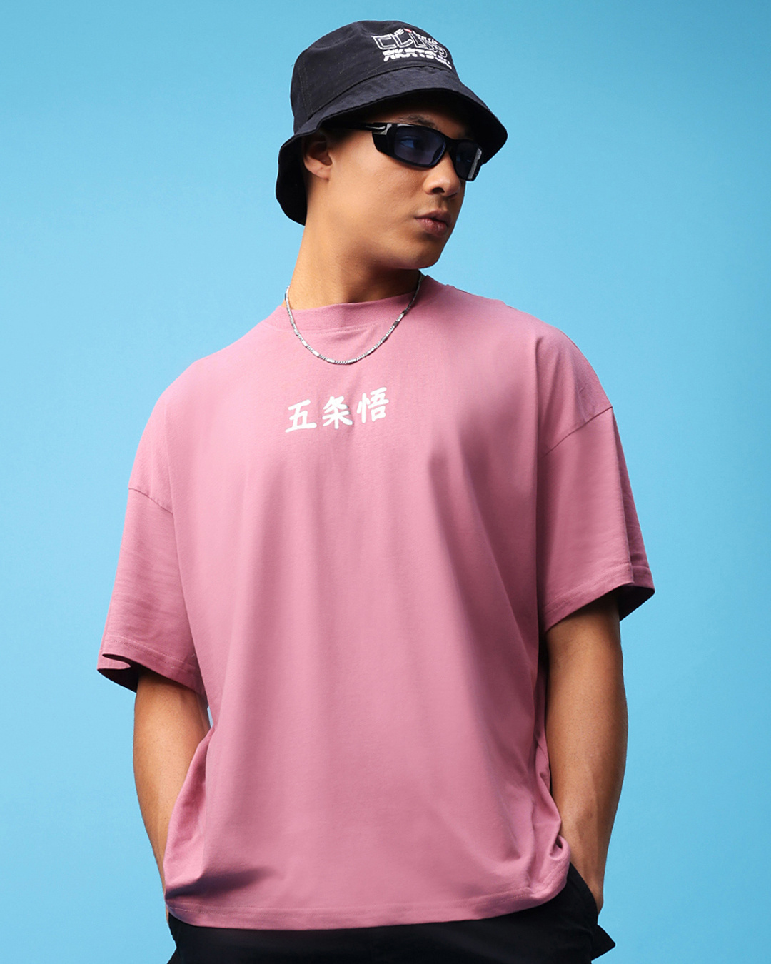 Shop Unisex Purple Gojo Satoru Graphic Printed T-shirt-Back