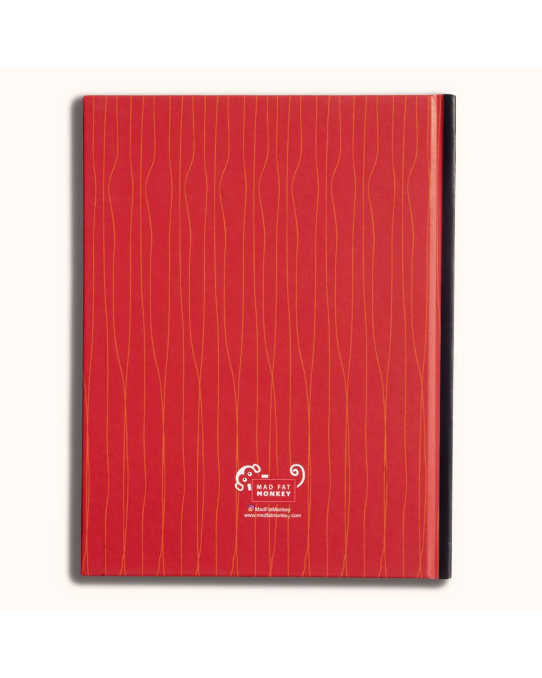 Shop Red Journal Hard Bound Notebook-Back