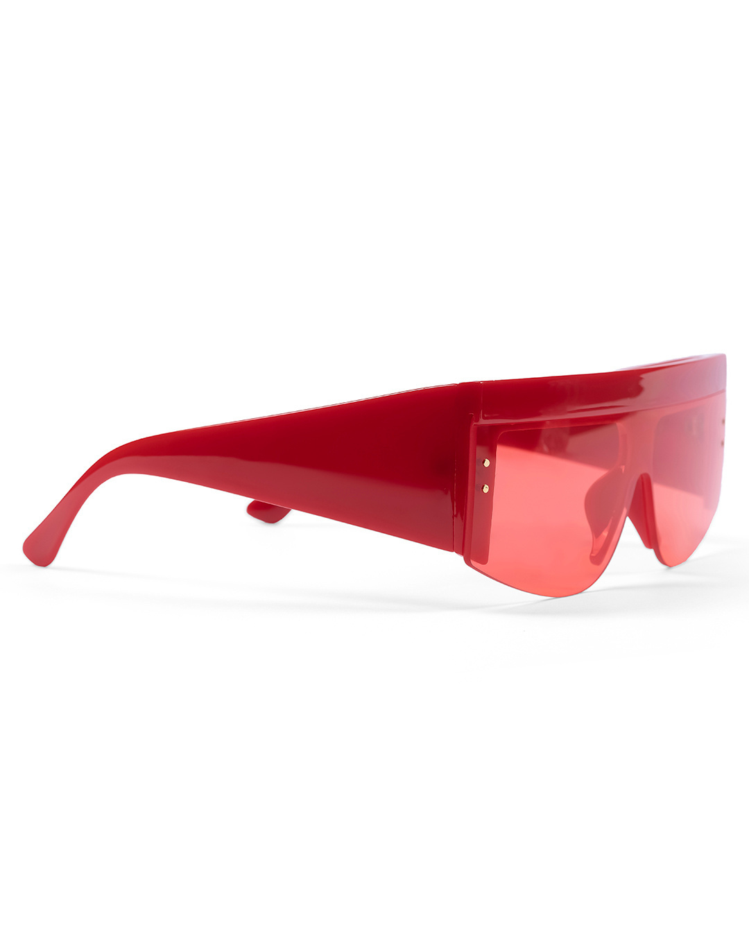 Shop Unisex Red Oversized UV Protected Lens Sunglasses-Back