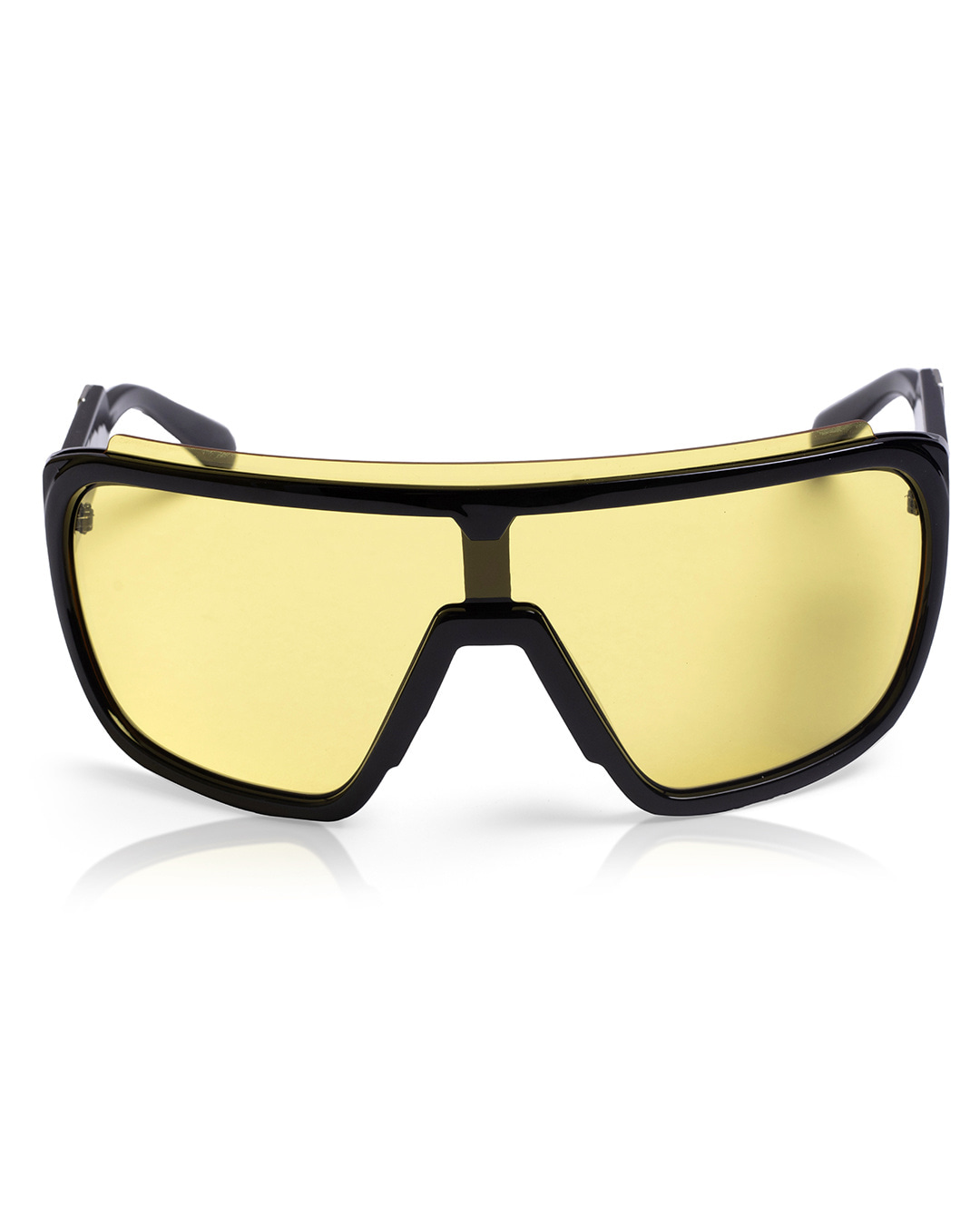 Shop Unisex Yellow Shield UV Protected Lens Sunglasses-Back