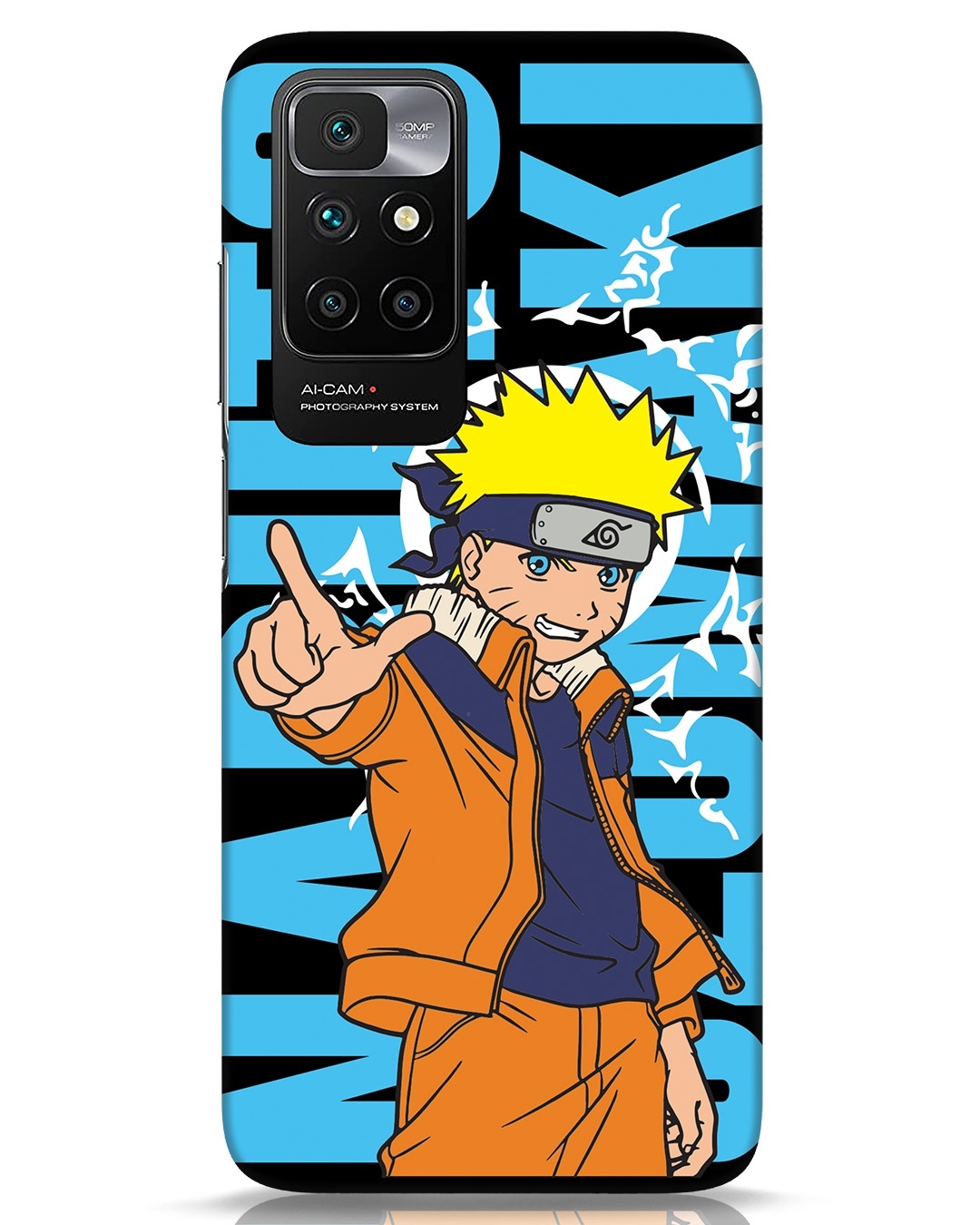 Buy Unpredictable Ninja Naruto Designer Hard Cover for Xiaomi Redmi 10 ...