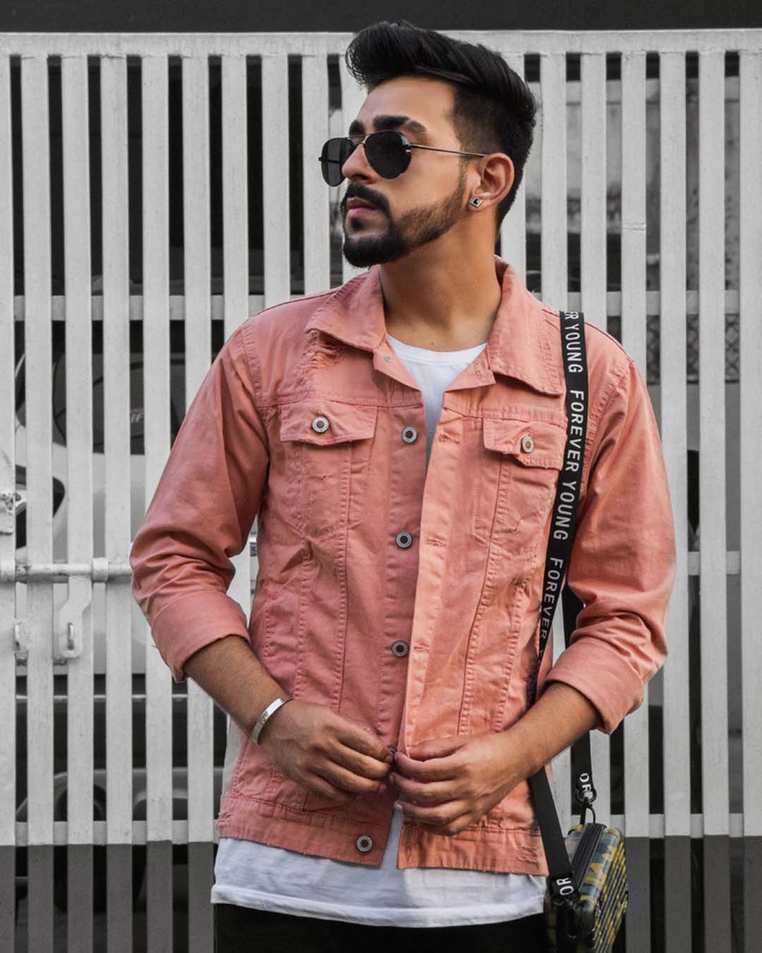 Generic Men's Slim Fit Casual Denim Jacket Solid Colour Denim Casual Lapel  Long Sleeve @ Best Price Online | Jumia Egypt