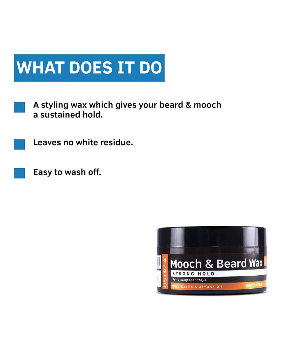 ShopBeard & Mooch Wax   Strong Hold   50g