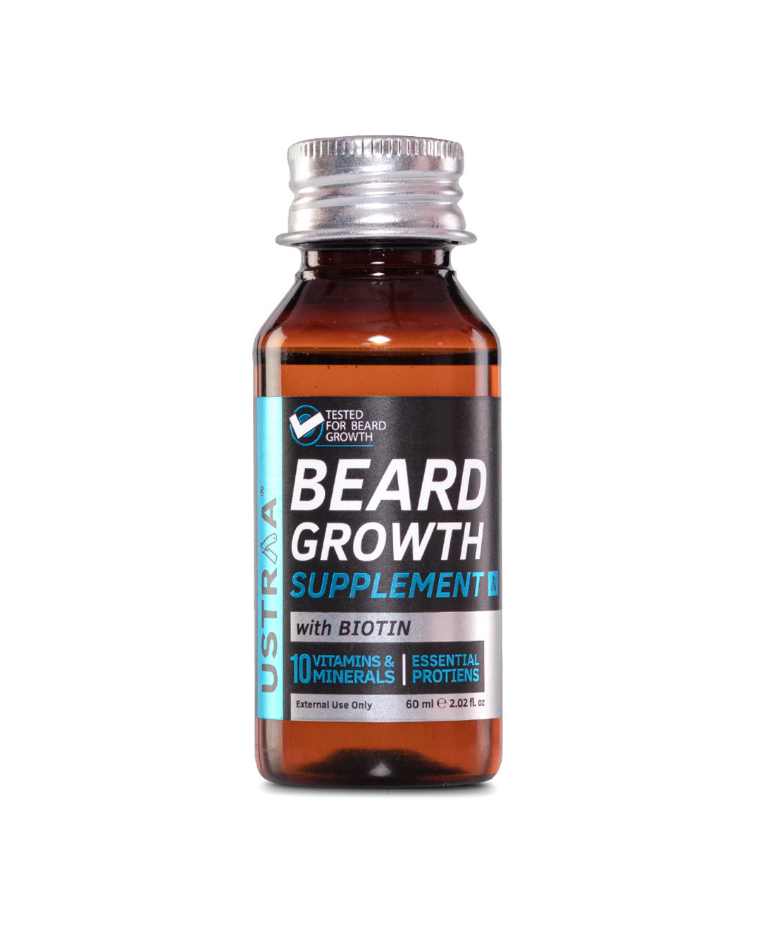 Shop Beard Growth Supplement   60ml-Back