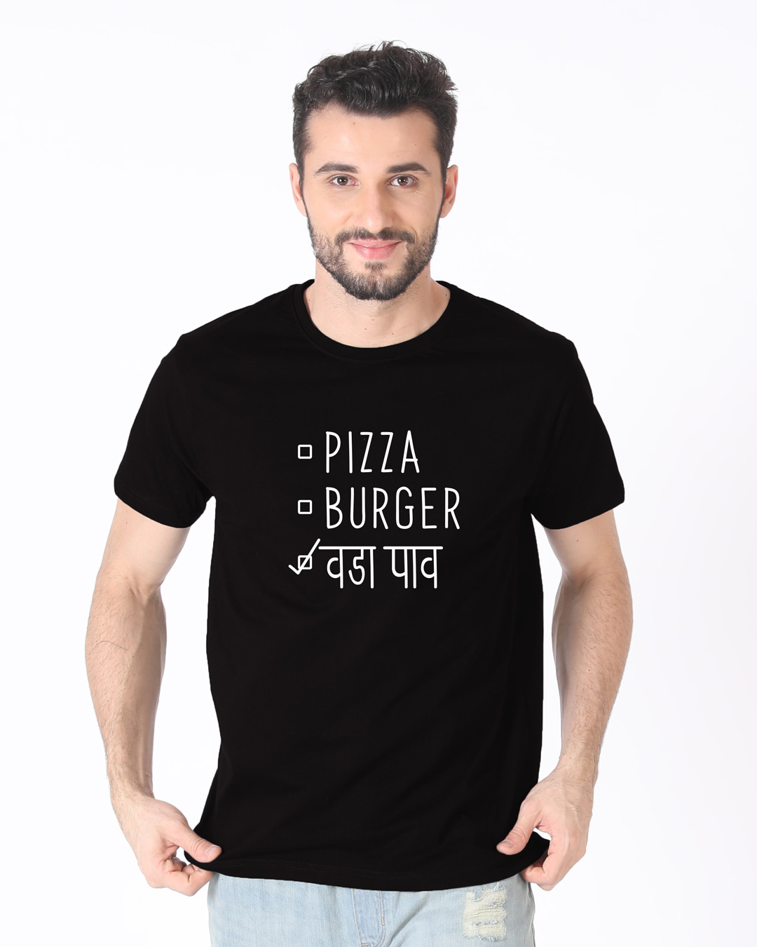 Shop Vada Pav Half Sleeve T-Shirt-Back