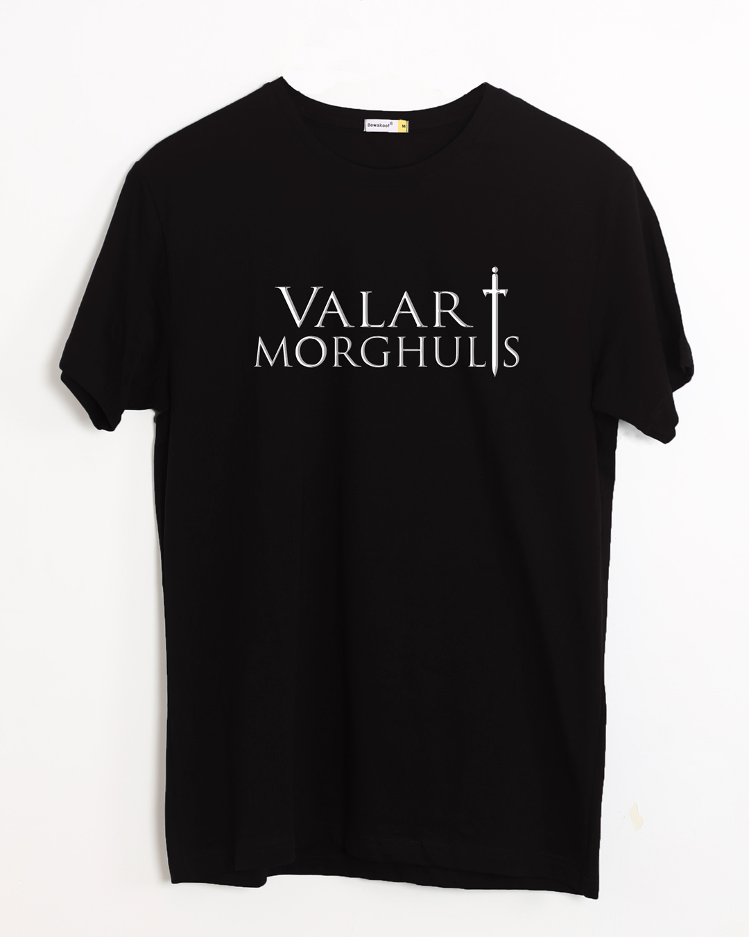 Buy Valar Morghulis Half Sleeve T-Shirt (GTL) for Men black Online at ...