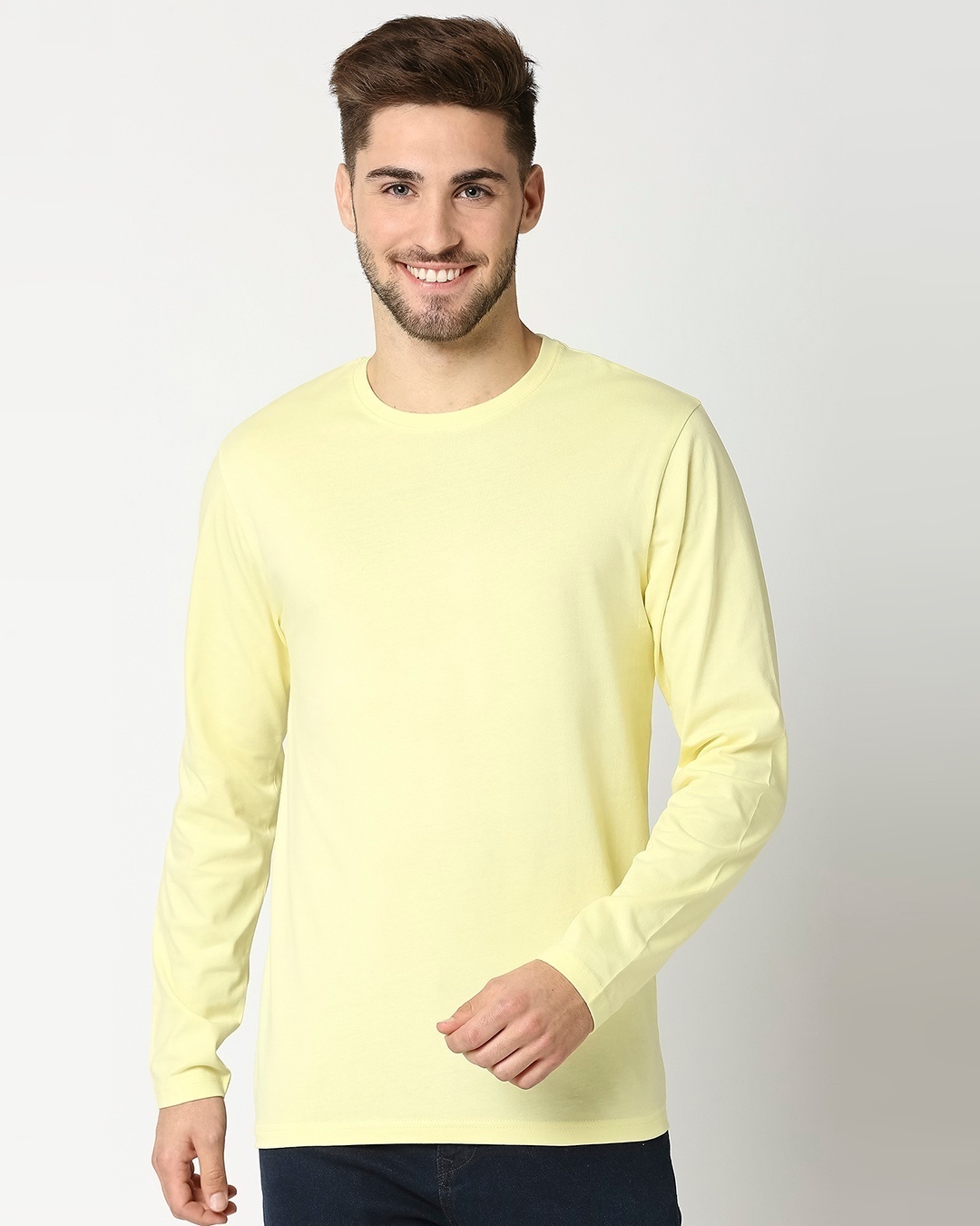 Shop Vax Yellow Full Sleeve T-Shirt-Back