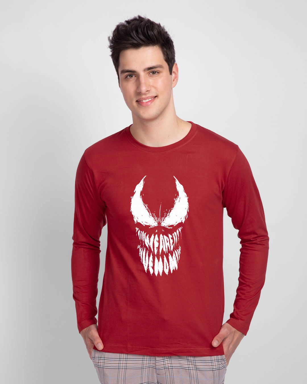 Shop Venom 2.0 Full Sleeve T-shirt (SPL) (GID)-Back