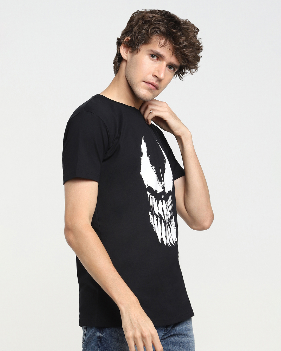 Shop Venom 2.0 Half Sleeve T-Shirt (SPL) (GID)-Back