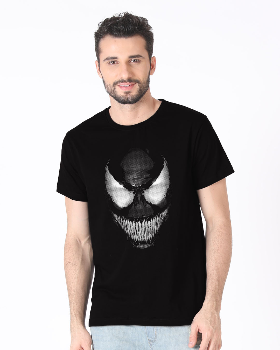 Shop Venom Dark Half Sleeve T-Shirt (SPL)-Back