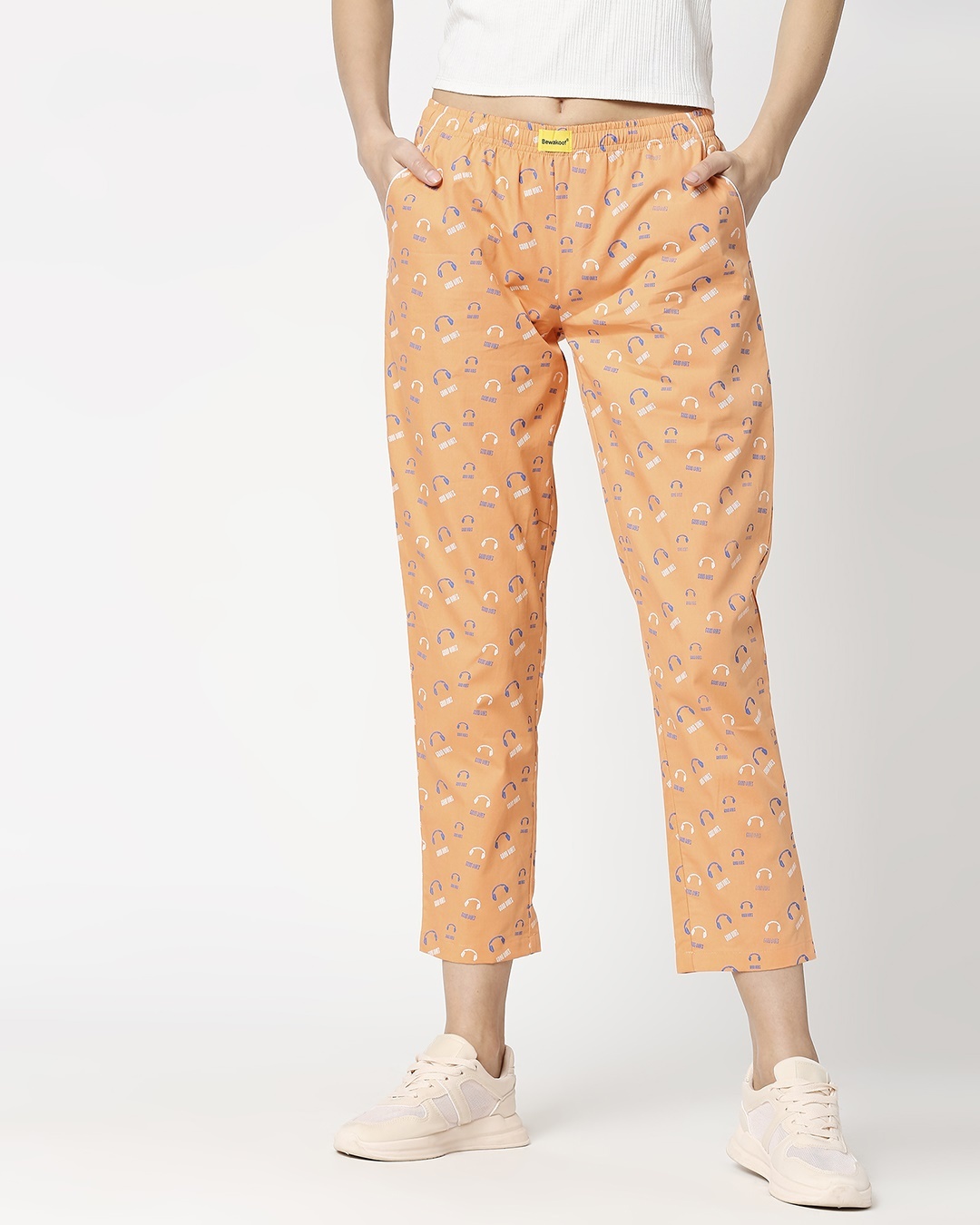 

Orange Rush AOP Pyjama Women' AOP Pyjama Bewakoof.com
