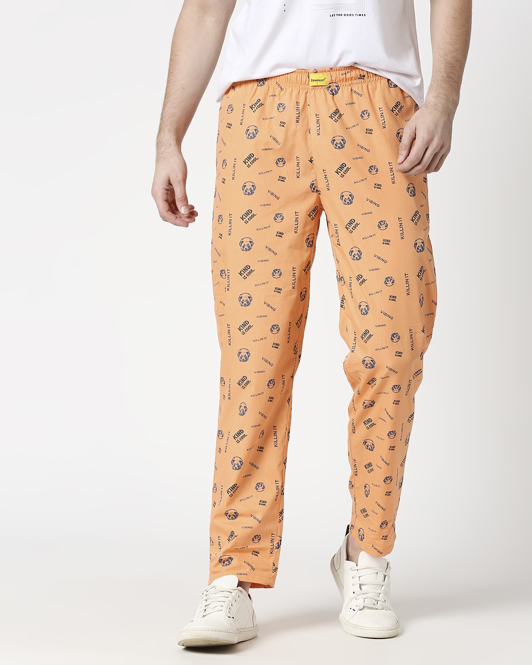 

Orange Rush AOP Pyjama Men' AOP Pyjama Bewakoof.com