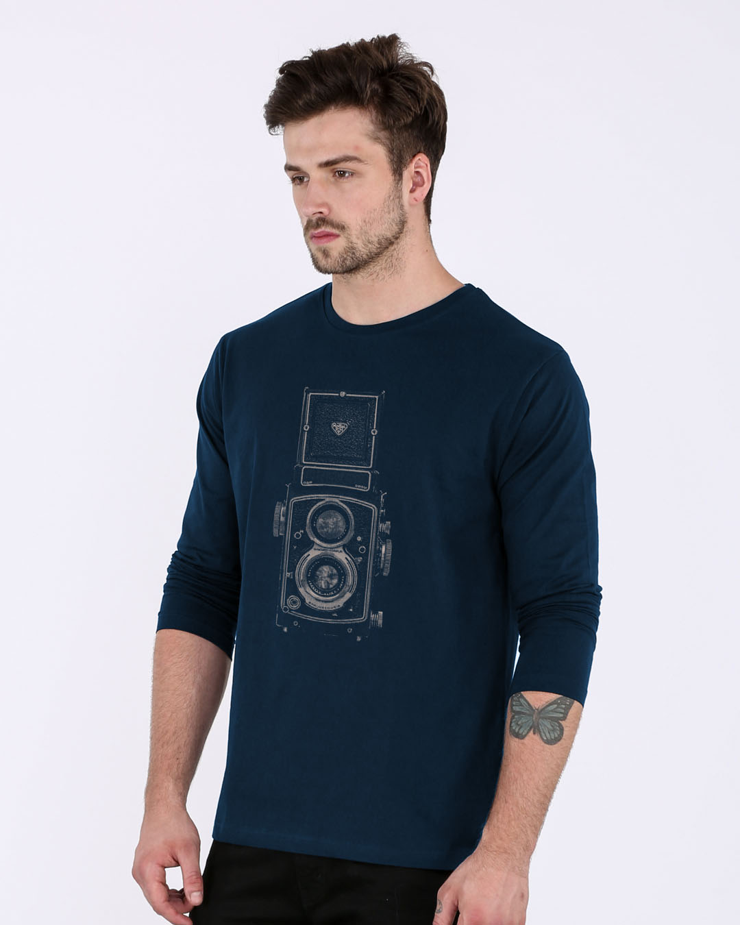Shop Vintage Click Full Sleeve T-Shirt-Back